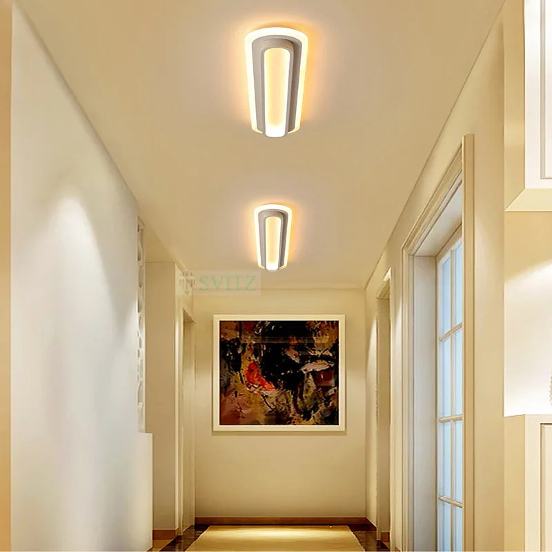 plafonnier moderne à bande led pour éclairage intérieur