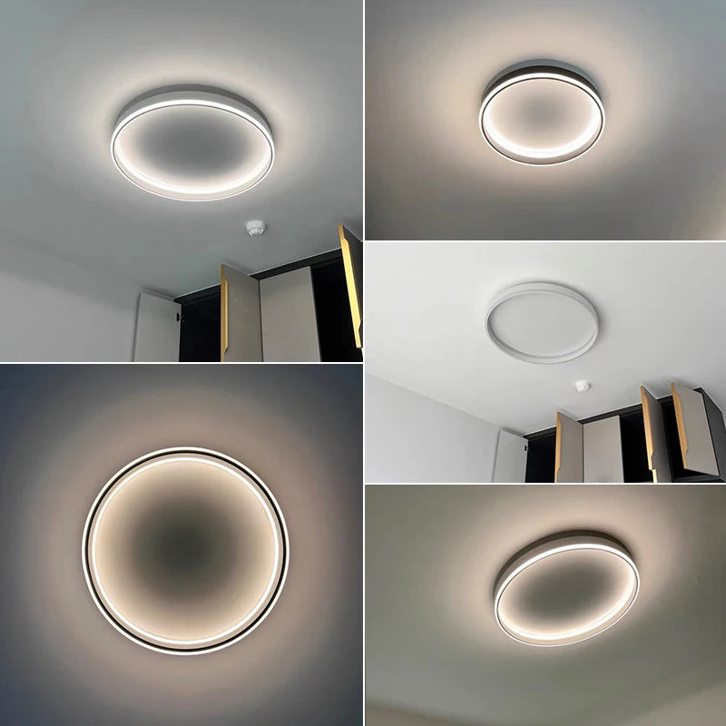 plafonnier led rond moderne pour éclairage intérieur décoration maison