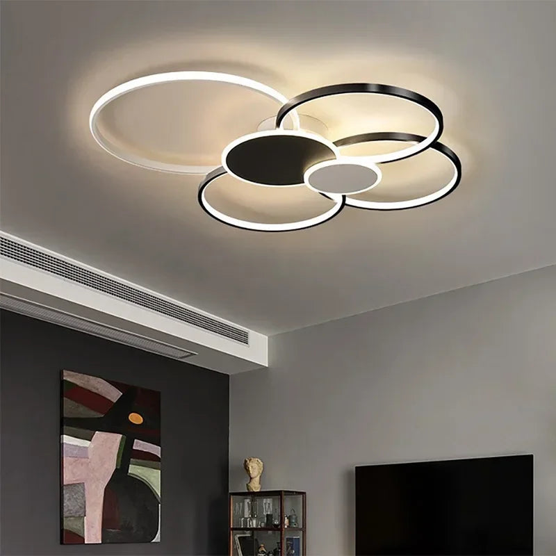 lustre moderne pour éclairage intérieur design élégant et luxueux