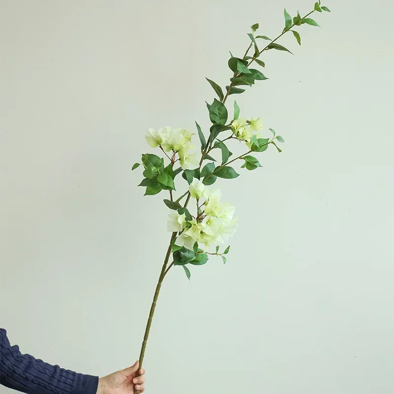 fleurs artificielles en soie pour décoration intérieure élégante