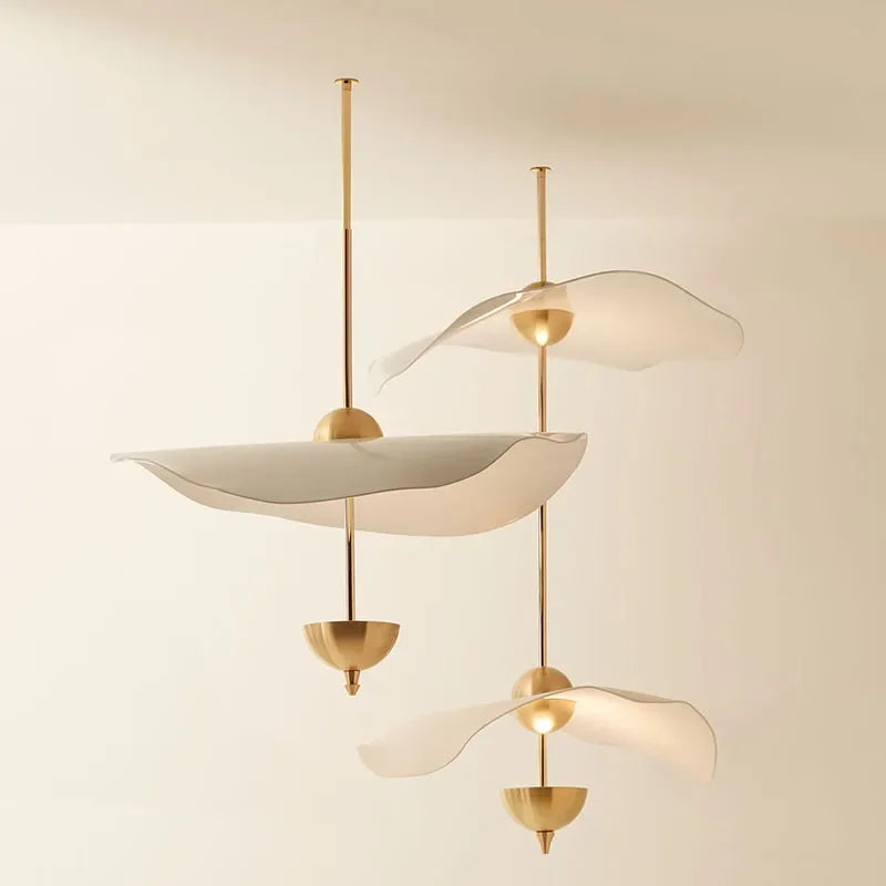 plafonnier led design lotus pour décoration moderne intérieure