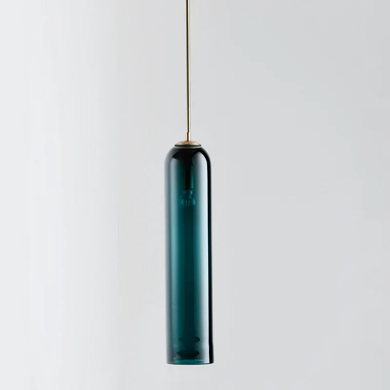 suspension moderne en verre lumineux pour intérieur créatif