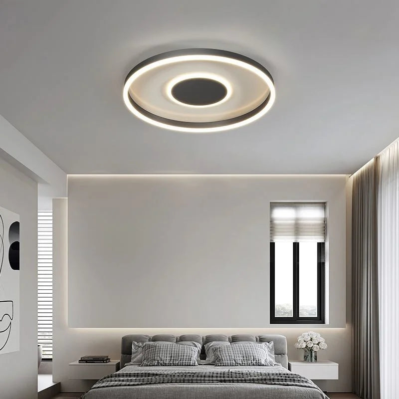 plafonnier led décoratif circulaire pour intérieur moderne