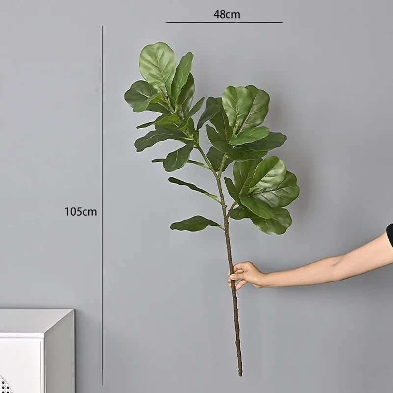 branche de ficus artificiel pour décoration intérieure et extérieure