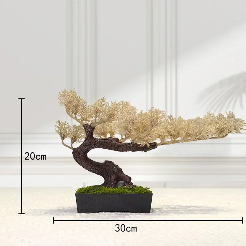 simulation arbre bonsaï pour décoration intérieure et aménagement extérieur