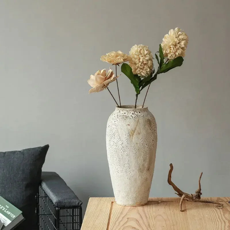 vase rétro en céramique pour fleurs et décoration