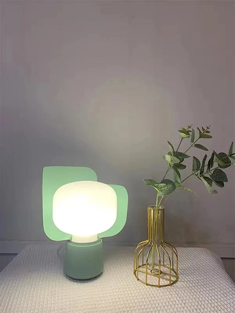 Lampe à poser LED en métal coloré krollet