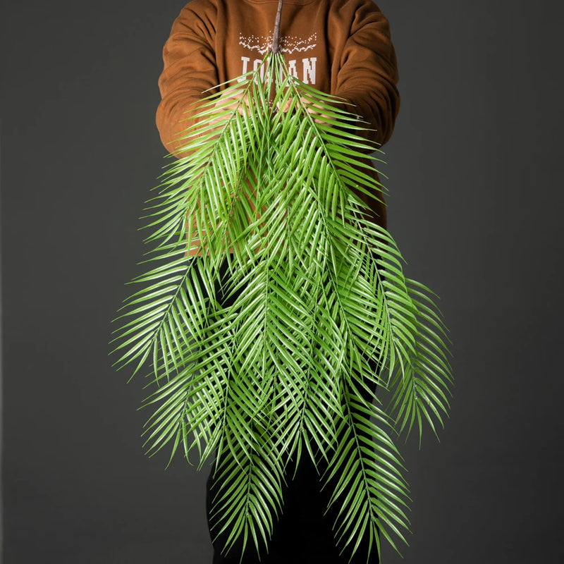 plantes artificielles suspendues feuillage tropical pour décoration intérieure