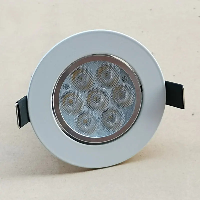 Embedded mini spotlight with driver kit, LED ceiling light, indoor downlight, 7W, 110V, 220V, 75mm~85mm hole