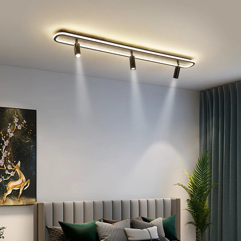 plafonnier led minimaliste art déco pour éclairage intérieur hôtel maison