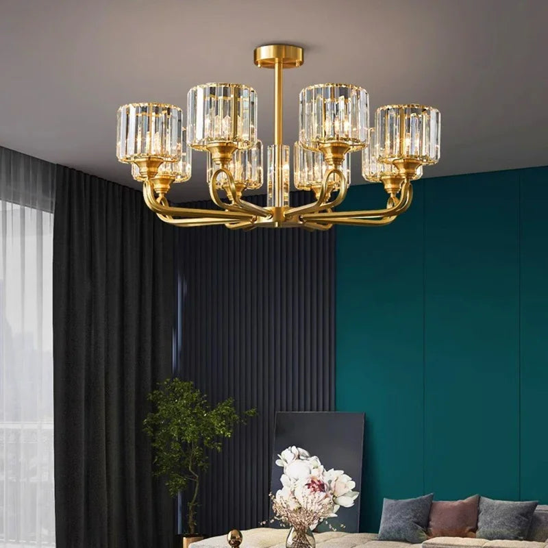 Luxury Home DecorationPendant Lights Crystal Living Room Chandelier, Bedroom Pendant Lamp Ceiling Light Indoor Lighting