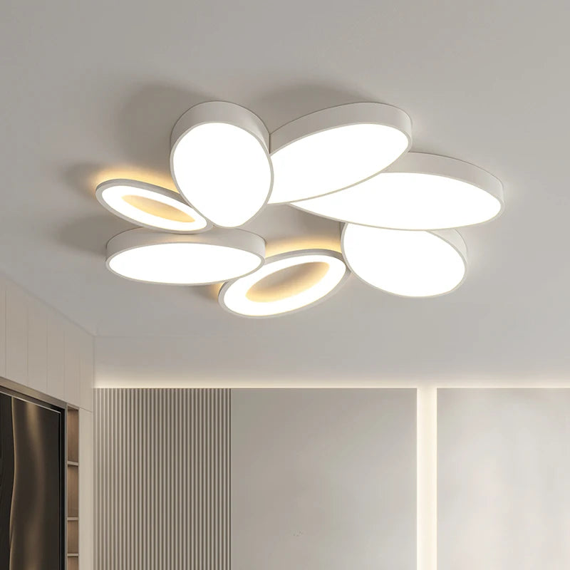 lustre moderne à leds pour décoration intérieure élégante et luxueuse