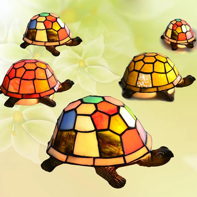 lampe de chevet tortue veilleuse led décorative pour enfant