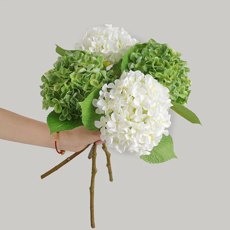 fleur d'hortensia artificielle pour décoration de mariage et fête