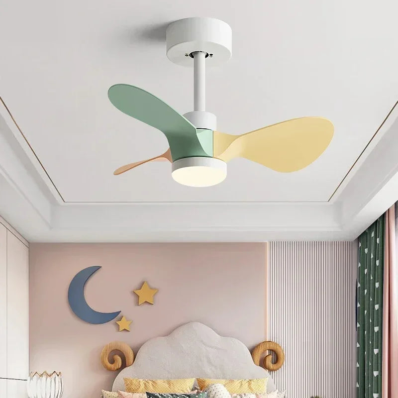 mini ventilateur de plafond moderne avec lumières pour enfants