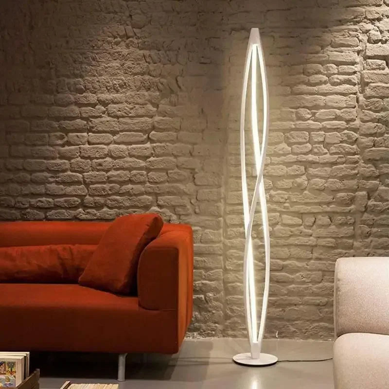 lampadaire led au design italien élégant et moderne