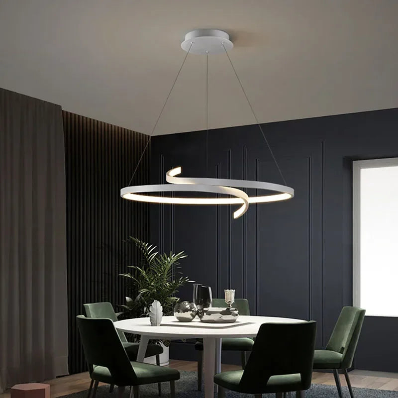 lustre led nordique pour éclairage intérieur et décoration