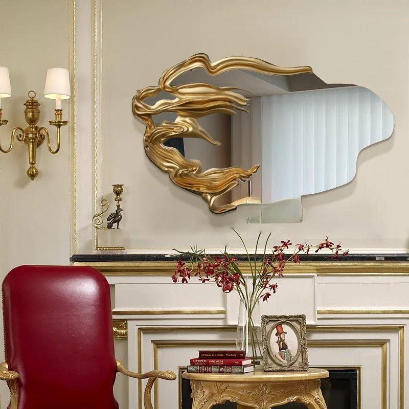 miroir décoratif léger de style européen personnalisable pour intérieur