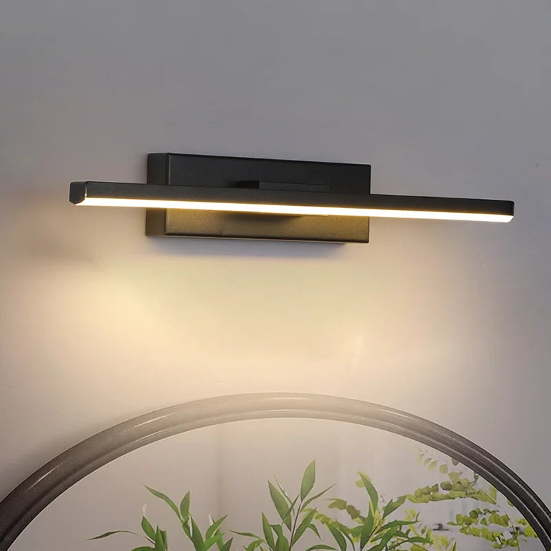 applique murale led moderne minimaliste rotative créative