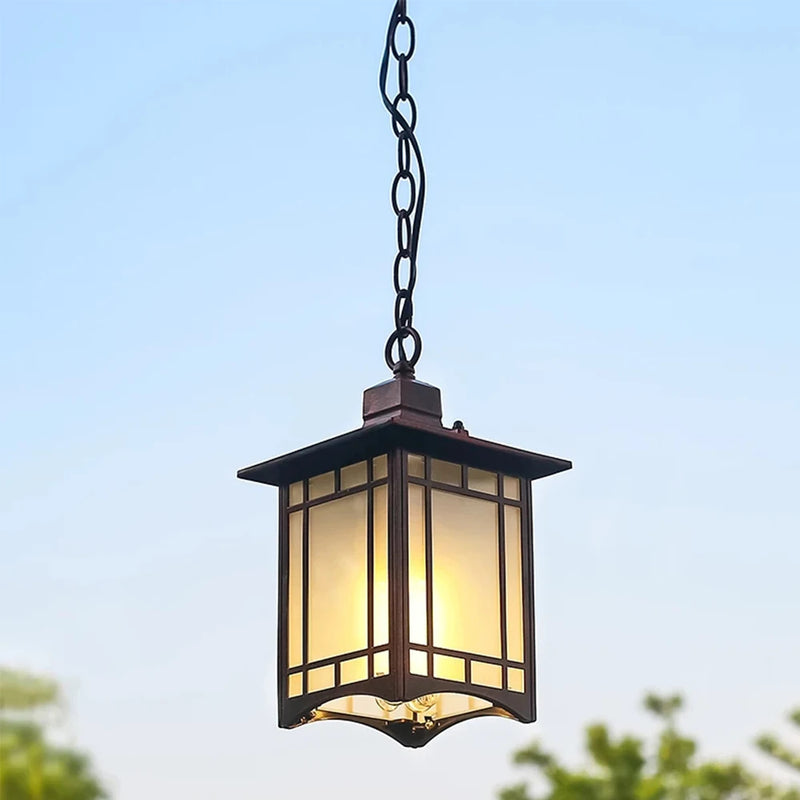 lustre extérieur rétro pour jardin et balcon décoratif