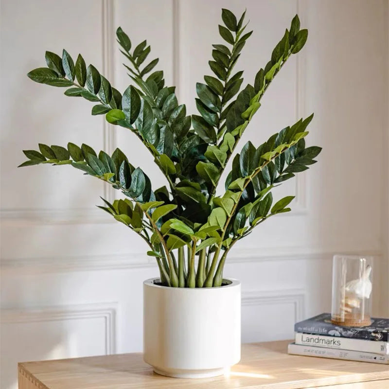 grandes branches artificielles de ficus pour décoration tropicale