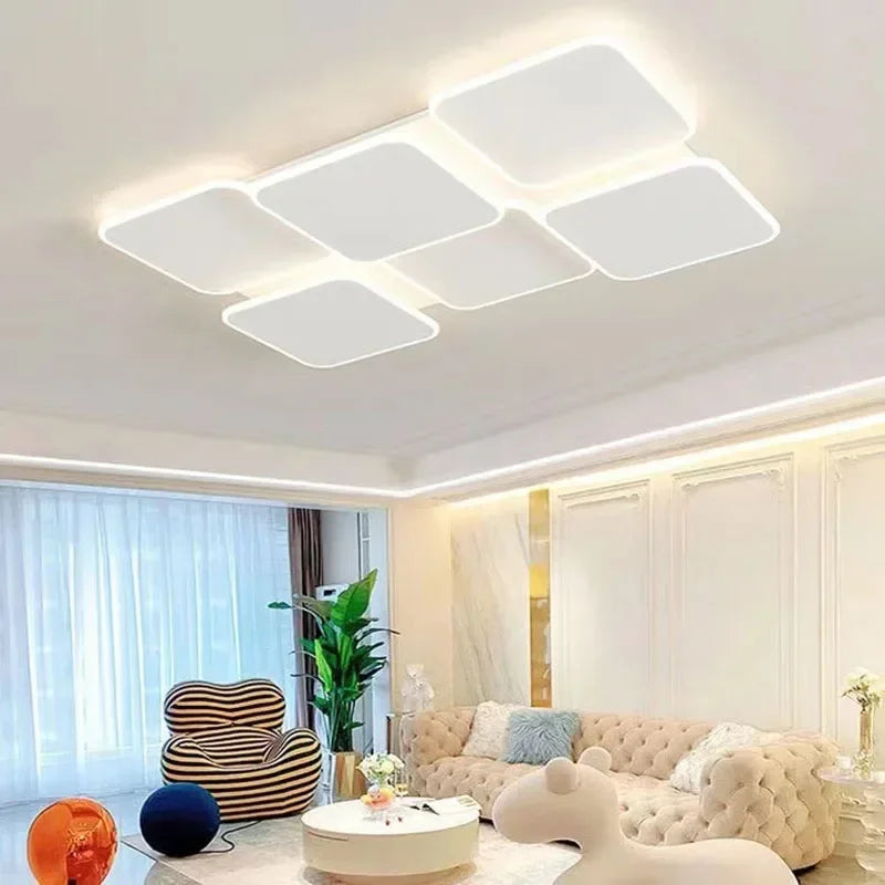 plafonnier led moderne pour décoration intérieure intelligente