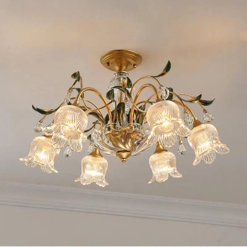 lustre en cristal français éclairage avancé pour intérieur élégant