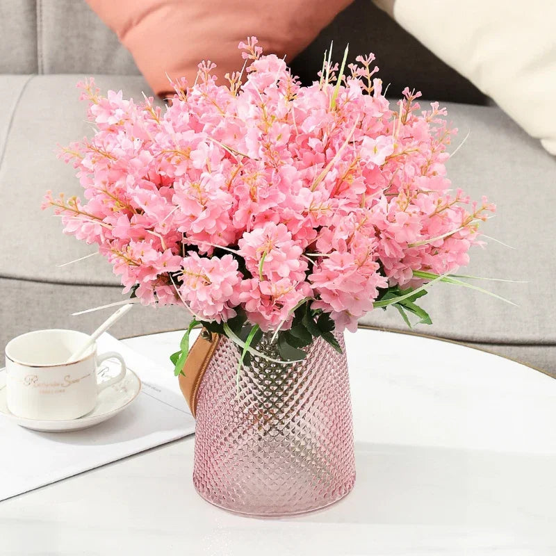 bouquet de jacinthes artificielles pour décoration florale élégante