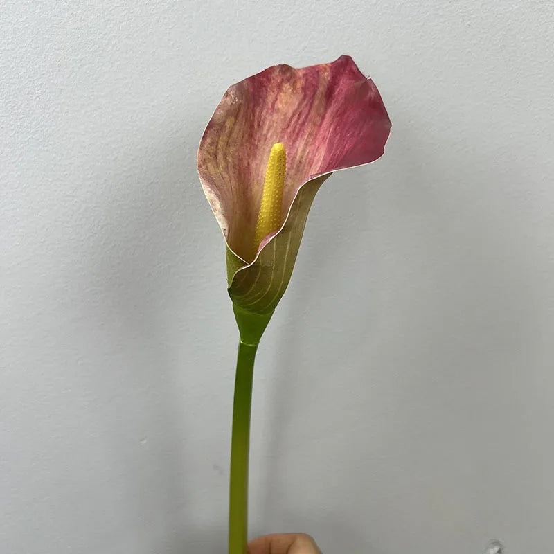 lot de 4 lys calla artificiels pour décoration de mariage