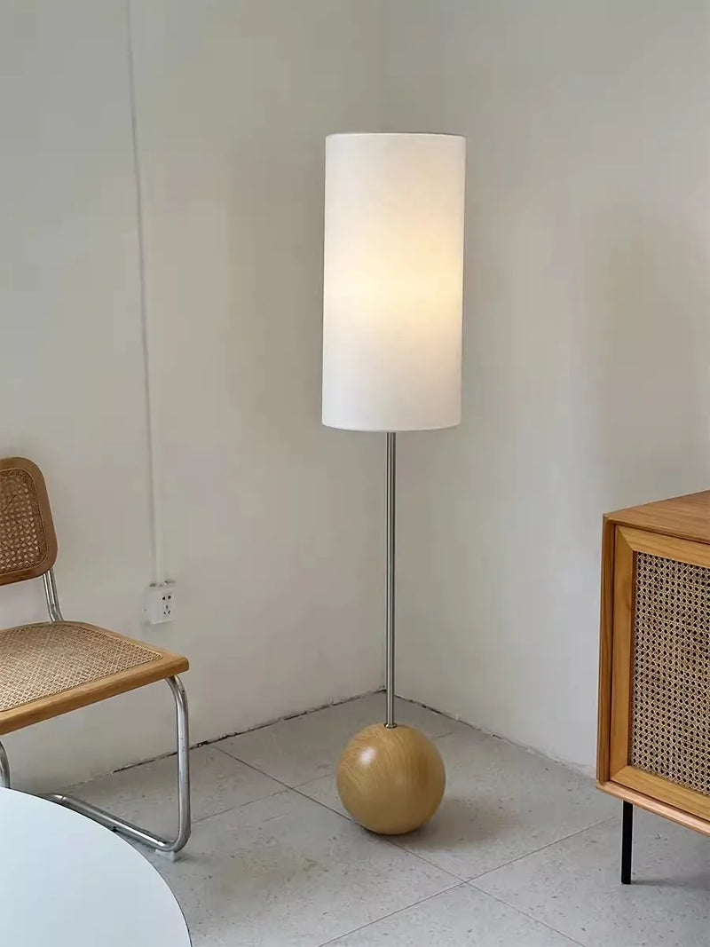 lampadaire moderne japonais avec télécommande pour éclairage chaleureux