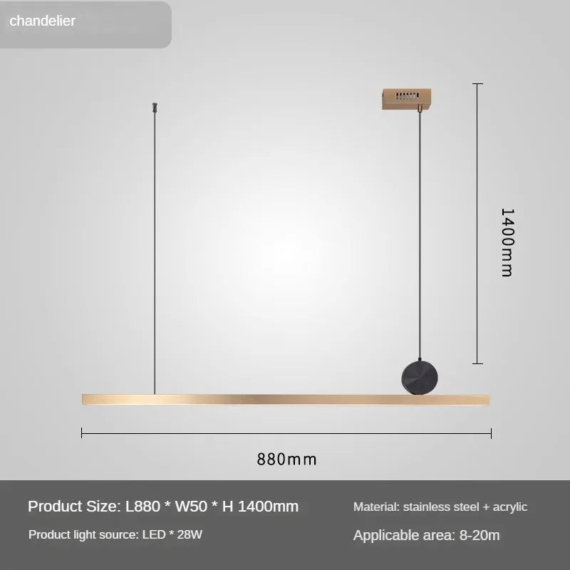 suspension led personnalisée en acier inoxydable pour décoration intérieure