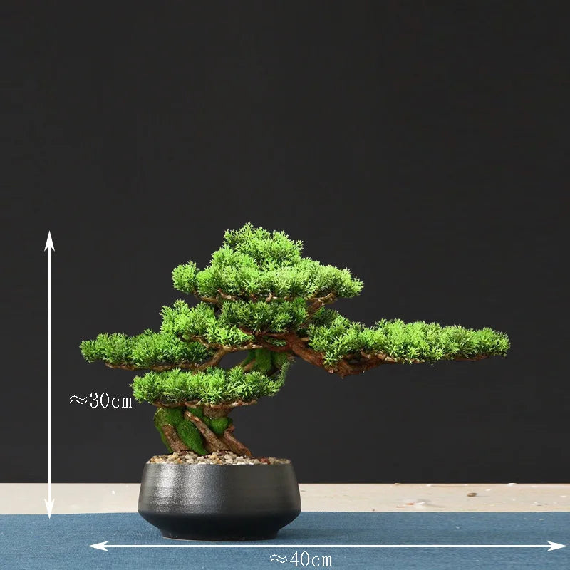 faux arbre bonsaï pour décoration intérieure et aménagement paysager