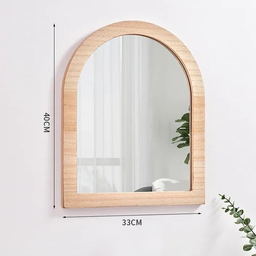 miroirs décoratifs mignons pour enfants en bois à suspendre