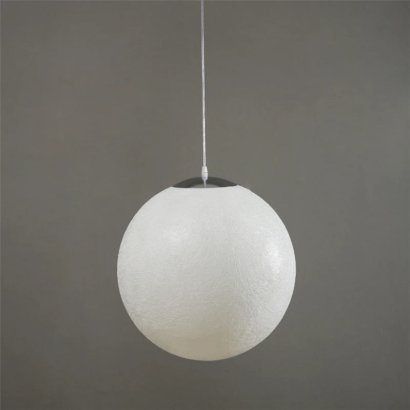 suspension LED en forme de lune design nordique moderne