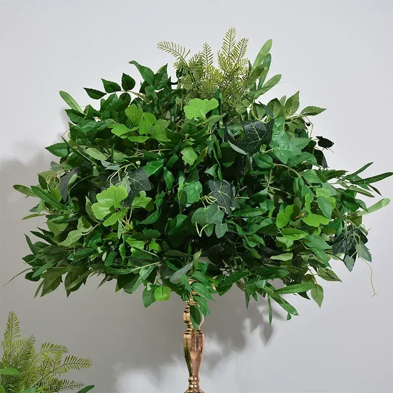 boule de plantes artificielles pour décoration de mariage et d'extérieur