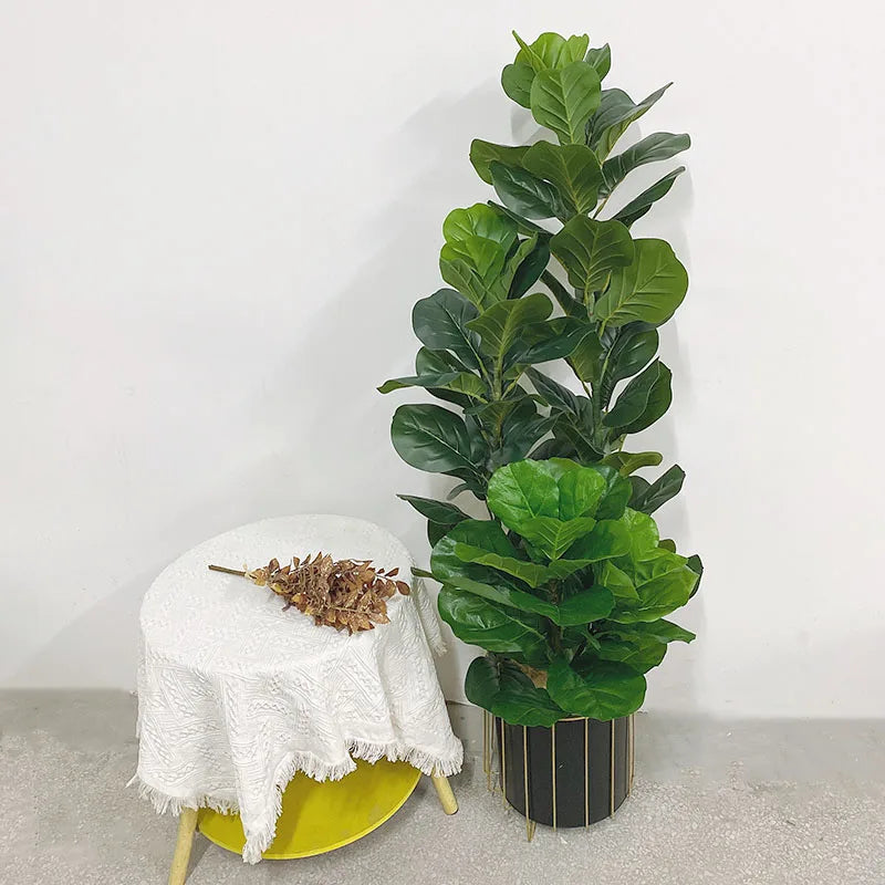 plante artificielle ficus lyrata pour décoration intérieure et extérieure