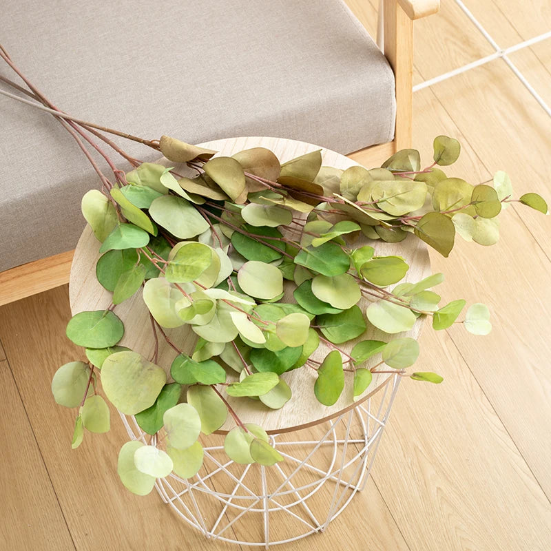 plante artificielle eucalyptus pour décoration automnale et arrangements DIY