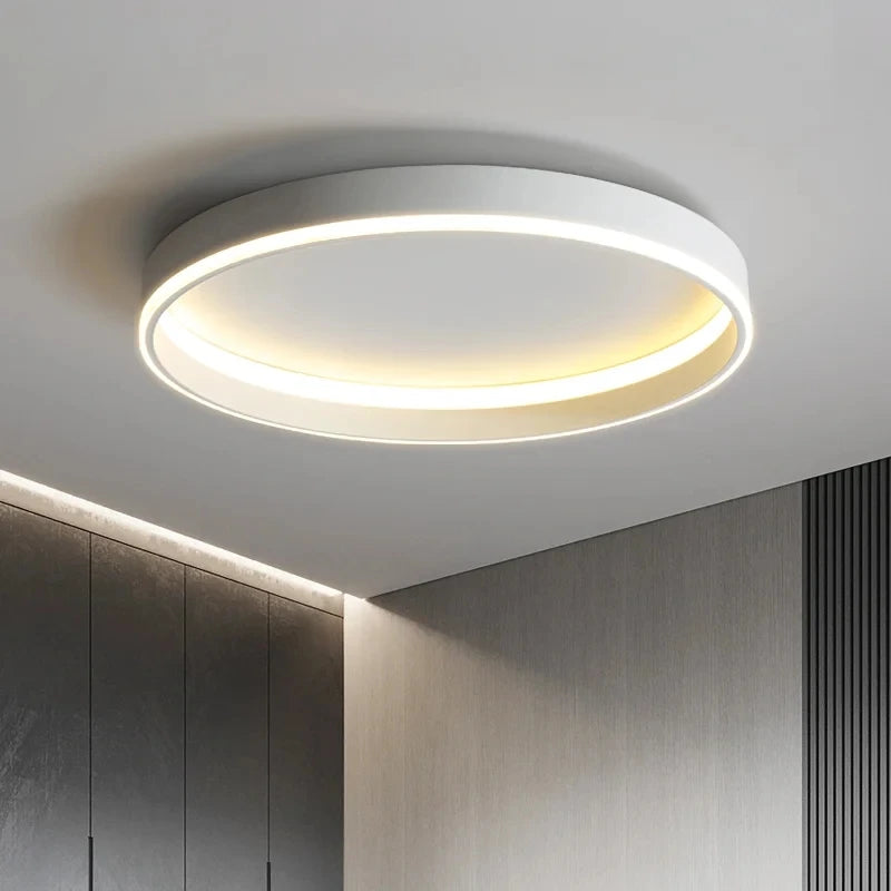 plafonnier led rond minimaliste design nordique moderne luminaire décoratif d'intérieur