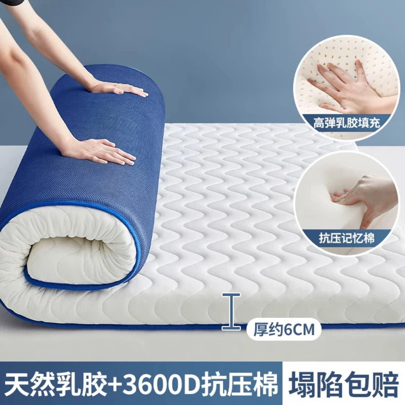 matelas latex rembourrage doux épais pour dortoir et maison