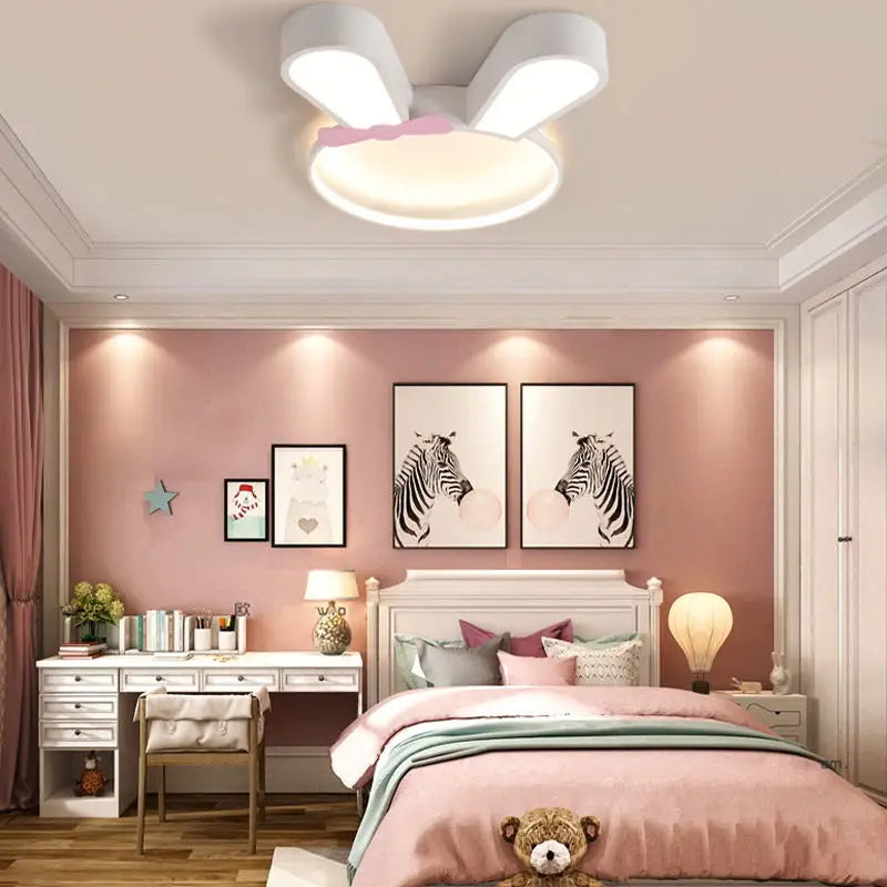 lustre led lapin moderne pour enfants décoration intérieure simple