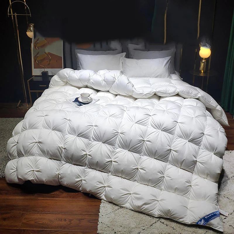 couette chaude d'hiver en duvet d'oie pour un confort optimal