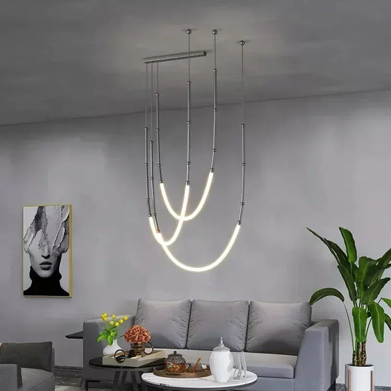 suspension led moderne pour décoration intérieure élégante et stylée