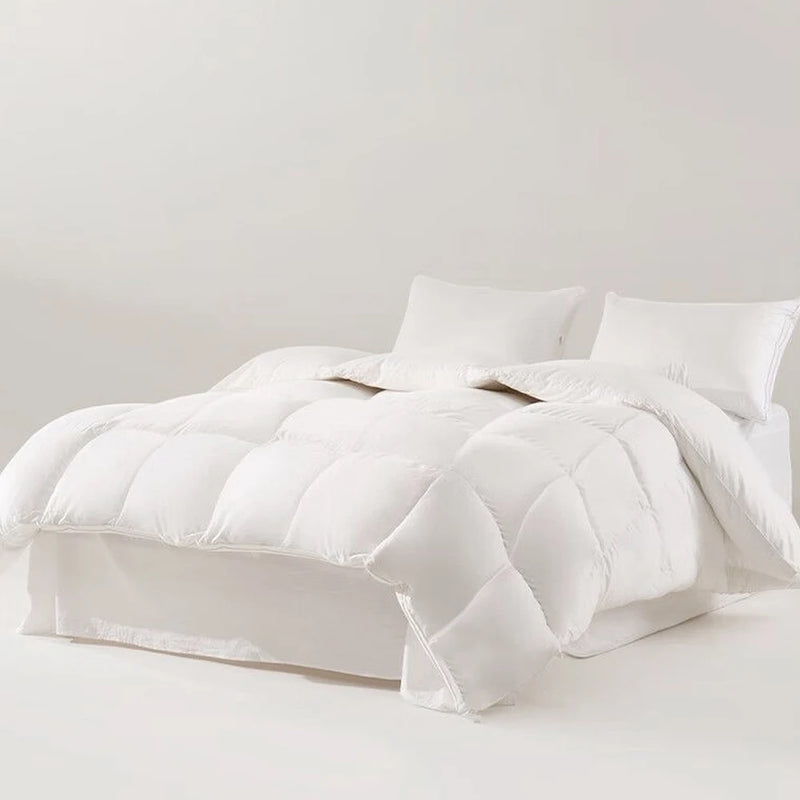 couette de luxe 100 pourcent duvet d'oie toutes saisons