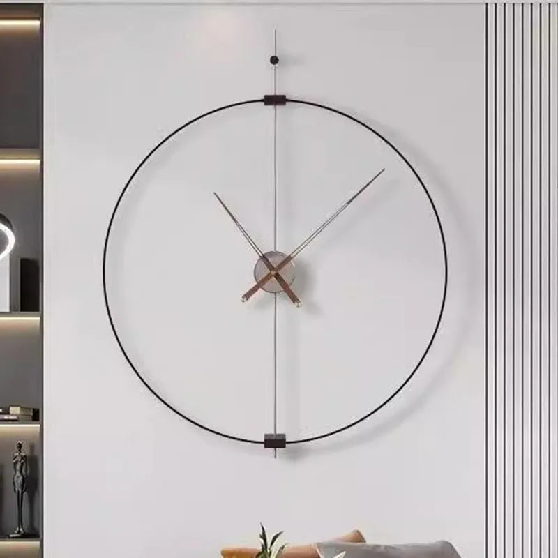 horloge murale silencieuse et esthétique pour décoration intérieure