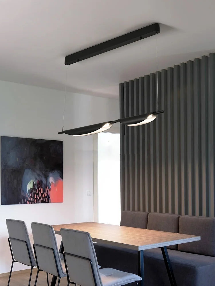 lustre moderne led éclairage suspendu pour espace contemporain