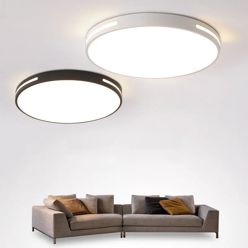 plafonnier led ultra mince design moderne pour intérieur