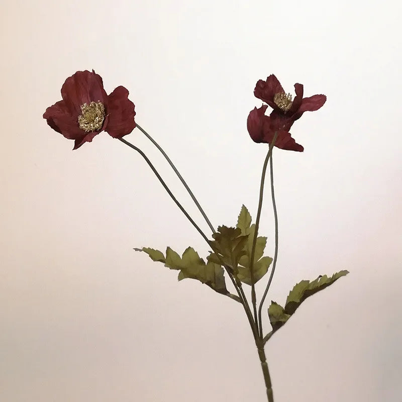 fleur artificielle coquelicot pour décoration de fête et jardin