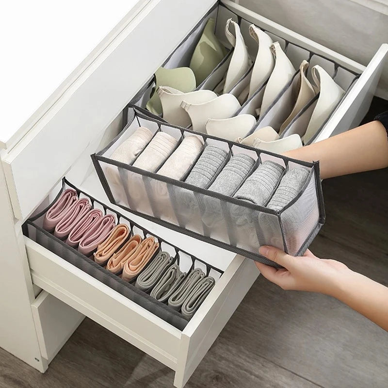 paniers de rangement organisateurs pour vêtements et sous-vêtements