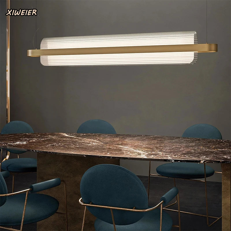 lustre italien simple design nordique post-moderne pour restaurant bar ou bureau