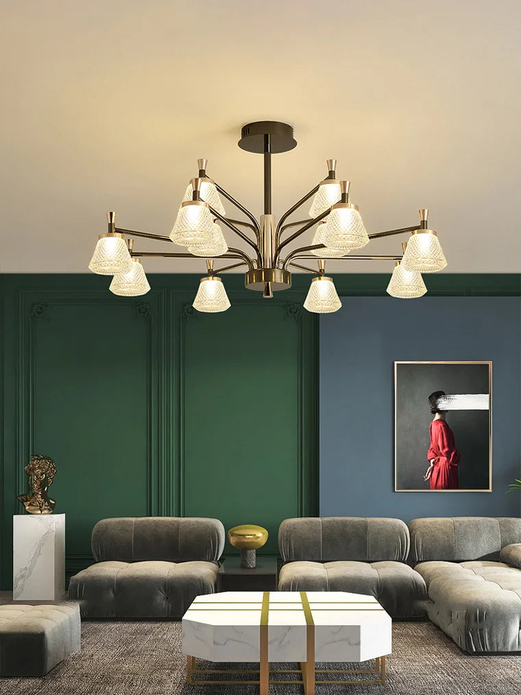 lustre moderne pour éclairage décoratif intérieur nordique